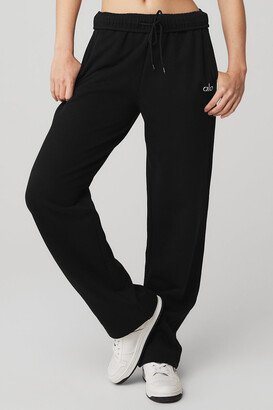 Accolade Straight Leg Sweatpant in Black, Size: 2XS |