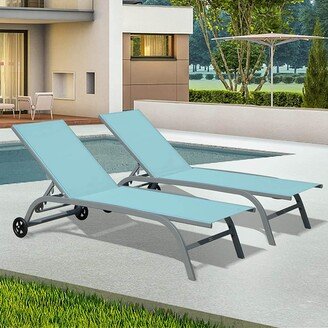 TONWIN Chaise Lounge Outdoor Set of 2