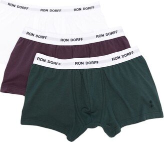 Logo-Waistband Boxer Briefs (Pack Of Three)