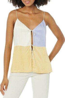 Women's Color-Blocked Twill Camisole