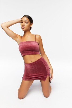 Velour Cropped Cami