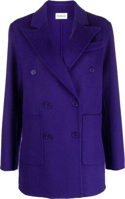 Double-Breasted Wool Coat-CD