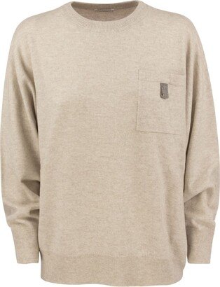 Crewneck Knit Jumper-AI