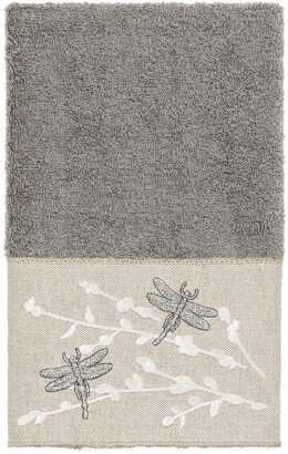 Braelyn Embellished Hand Towel - Dark Gray