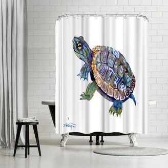 71 x 74 Shower Curtain, Turtles 2 by Suren Nersisyan