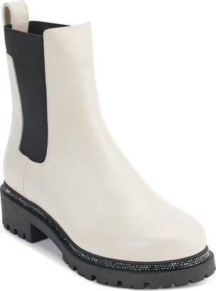 Crystal Welt Lug Sole Chelsea Boot