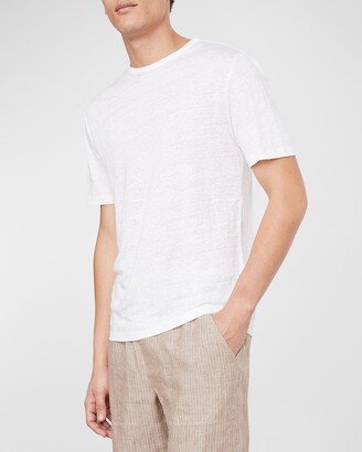 Men's Solid Linen T-Shirt