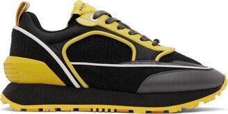 Black & Yellow Racer Sneakers