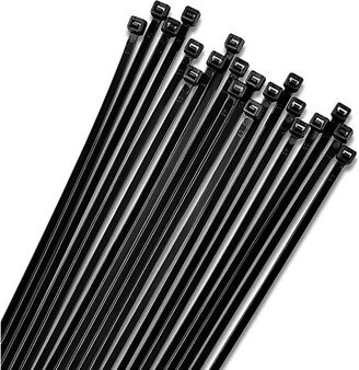 Bolt Dropper 8'' Zip Cable Ties - Black - 1000 Pack