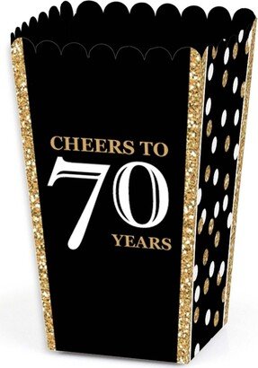 Big Dot Of Happiness Adult 70th Birthday - Birthday Party Favor Popcorn Treat Boxes - 12 Ct