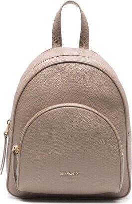 Gleen grained-leather backpack-AA