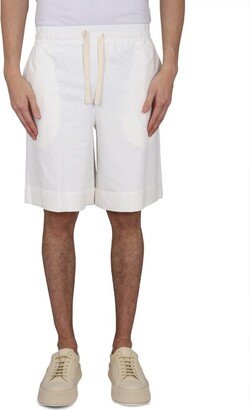 Drawstring Bermuda Shorts-AF