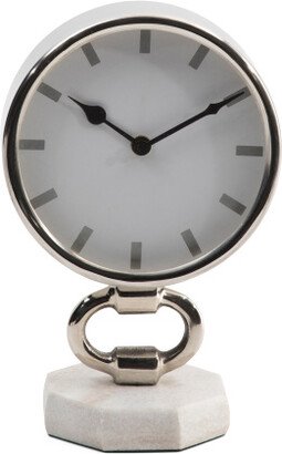 TJMAXX Marble Aluminum Table Clock