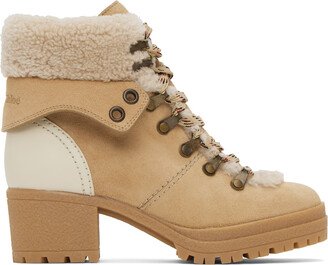 Beige Eileen Boots-AA