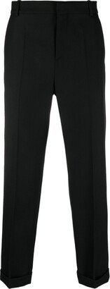 Slim-Fit Wool Trousers-AA