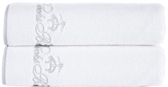 Contrast Frame 2Pc Bath Towels