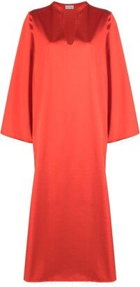 Mirela U-neck shift dress