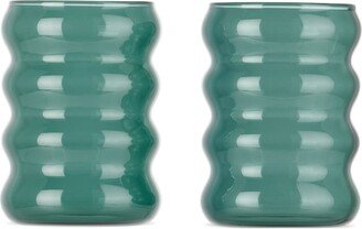 Sophie Lou Jacobsen Green Small Ripple Cup Set