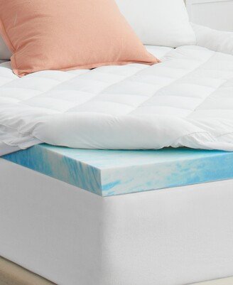 4 SealyChill Gel + Comfort Mattress Topper with Pillowtop Cover, Full