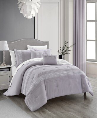 Brice 5 Piece Comforter Set, Queen