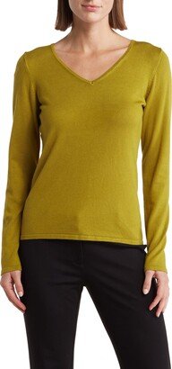 V-Neck Knit Sweater