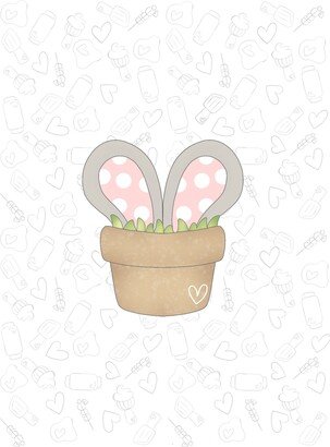 Bunny Ear Pot 2022 Cookie Cutter