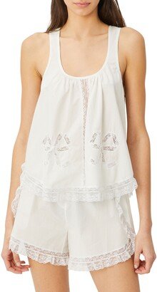 Maebelle Lace Inset Pajama Tank