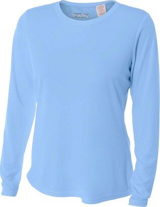 Bradley Women' Caual Fit Long Sleeve Rah Guard Swim Shirt with UV Protection