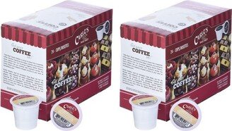 Carlo's Bake Shop Flavored Coffee Pods, Vanilla Buttercream Coffee in Single Serve Cups, 24 Count Per Box, 2 Boxes