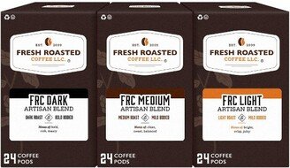 Fresh Roasted Coffee - Signature Blends Variety Pack - 72CT Single Serve Pods