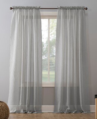 No. 918 Crushed Sheer Voile 51 x 95 Curtain Panel