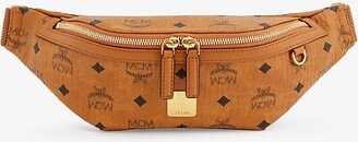 Mens Cognac Fursten Monogram Cotton-canvas and Leather Belt bag