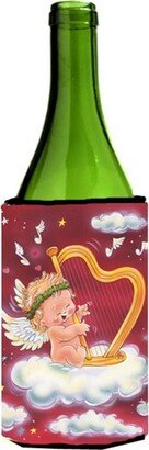 AAH7273LCB Angels With Harp Valentines Glass Large Cutting Board