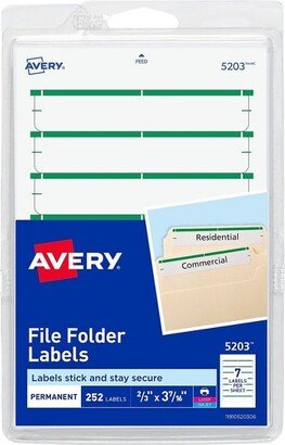 Laser/Inkjet File Folder Labels 2/3