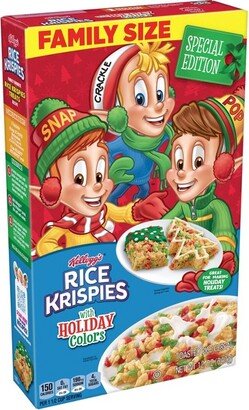 Kellogg's Rice Krispies Holiday Colors Cereal - 12.0oz