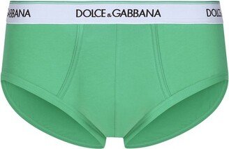 Two-Pack Medium Jersey Cotton Bi-Elastic Briefs