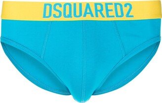 Elasticated Logo-Waistband Briefs