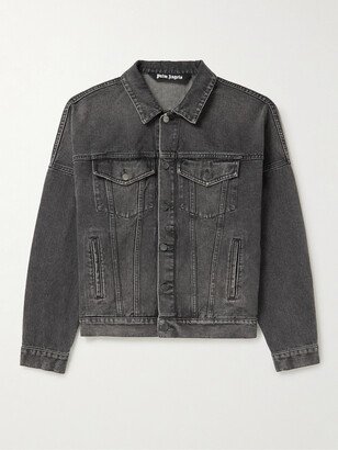 Logo-Print Denim Jacket