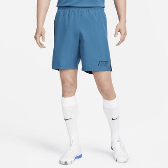 Men's Academy Dri-FIT Soccer Shorts in Blue-AA