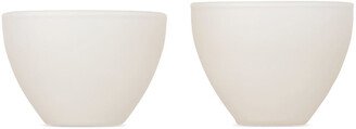 Los Objetos Decorativos Off-White Opal Small Vase Set