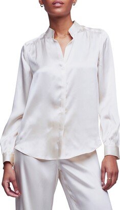 Bianca Silk Satin Blouse