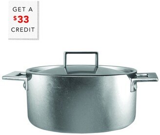 Attiva Pewter 20Cm Stainless Steel Casserole With Lid With $33 Credit