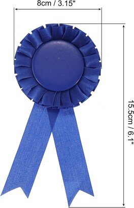 Unique Bargains 18Pcs Blank Award Ribbon, Rosette Ribbon Prize Recognition Ribbon