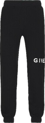 Slim Fit Jogging Sweatpants in Black