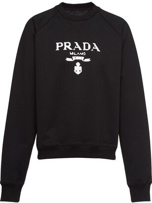 Intarsia-Knit Logo Sweatshirt