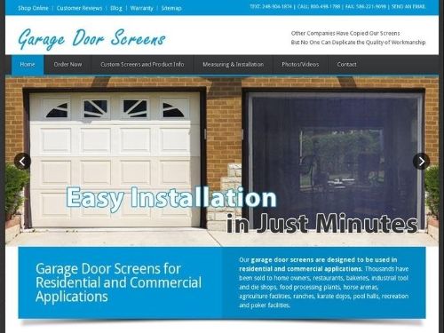 Garage Door Screens Inc. Promo Codes & Coupons