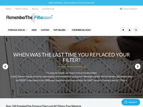 Rememberthefilter.com Promo Codes & Coupons