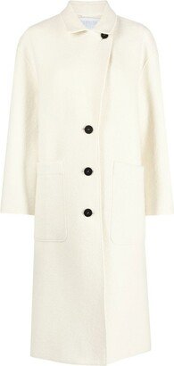 Single-Breasted Wool Coat-BQ