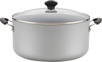 10.5qt Aluminum Nonstick Stockpot with Lid Silver