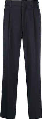 Straight-Leg Wool Trousers-AO